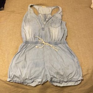 Denim colored romper
